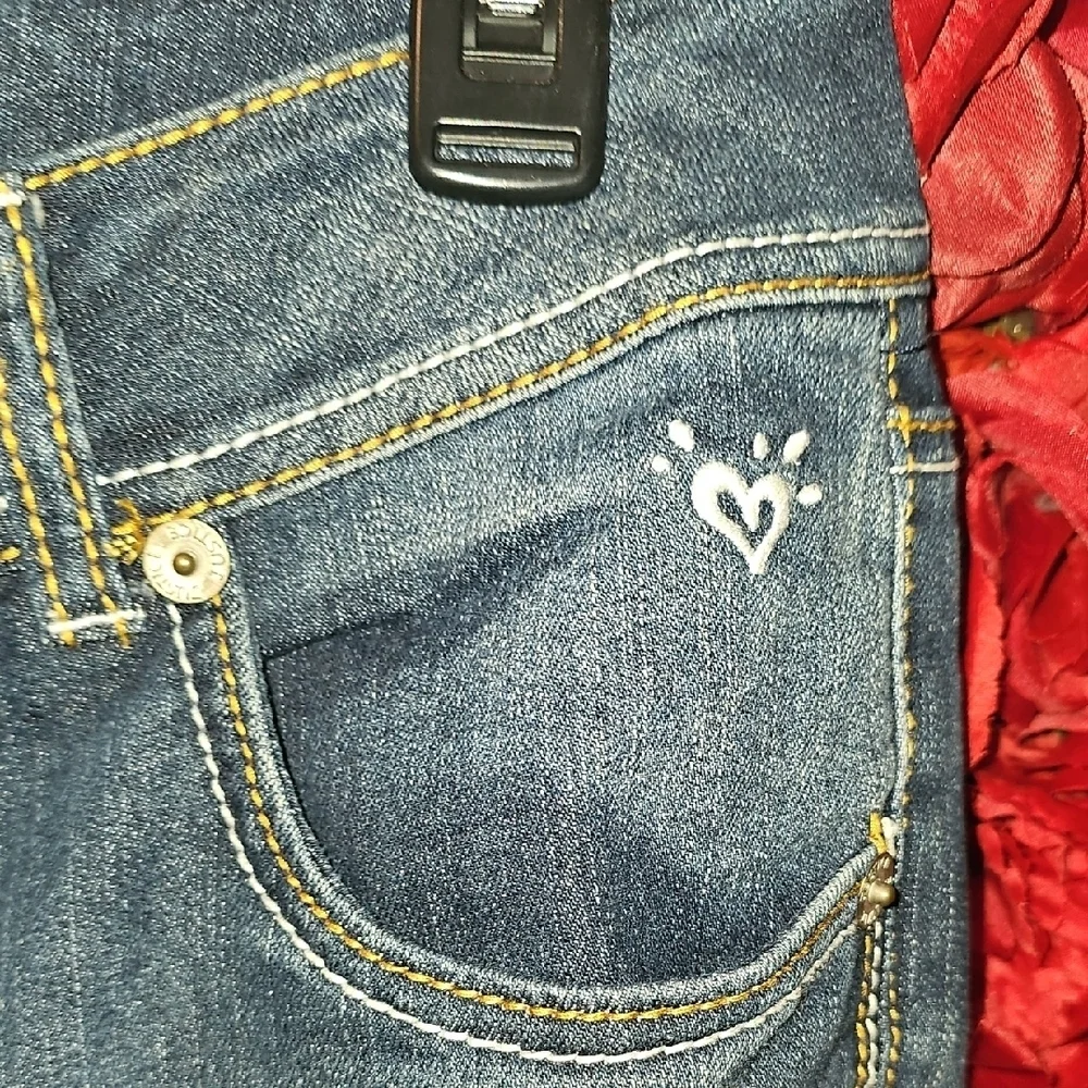 Justice NWOT Girls Blue Denim Flare Leg Jeans Size 16